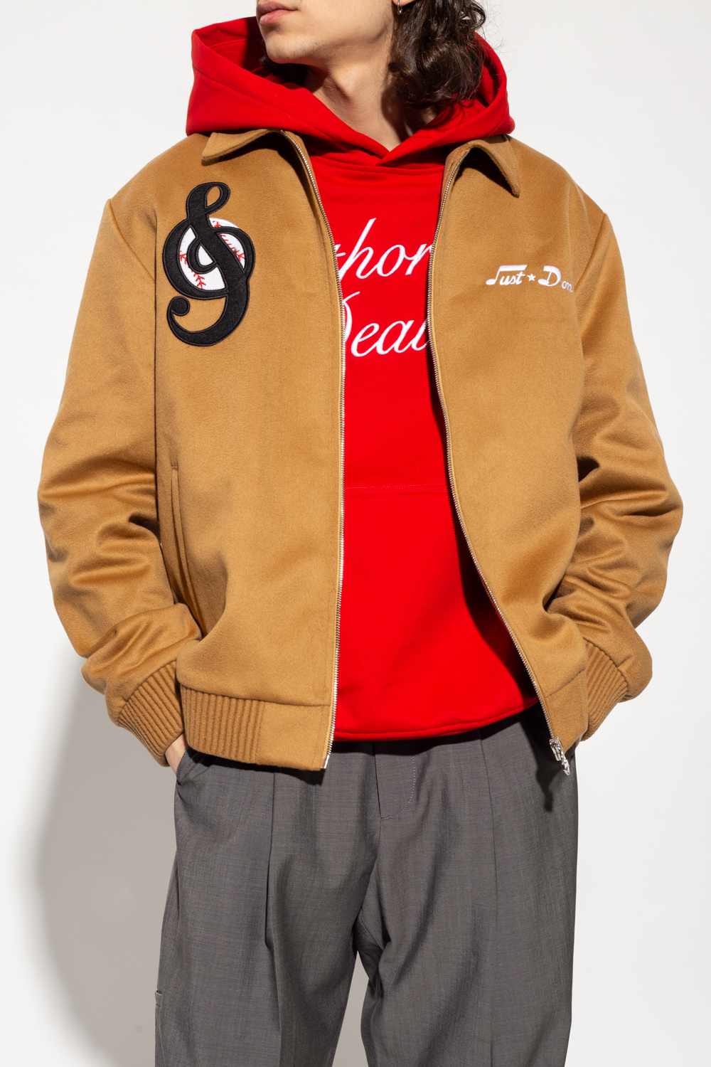 Golddigga long jacket clearance ladies